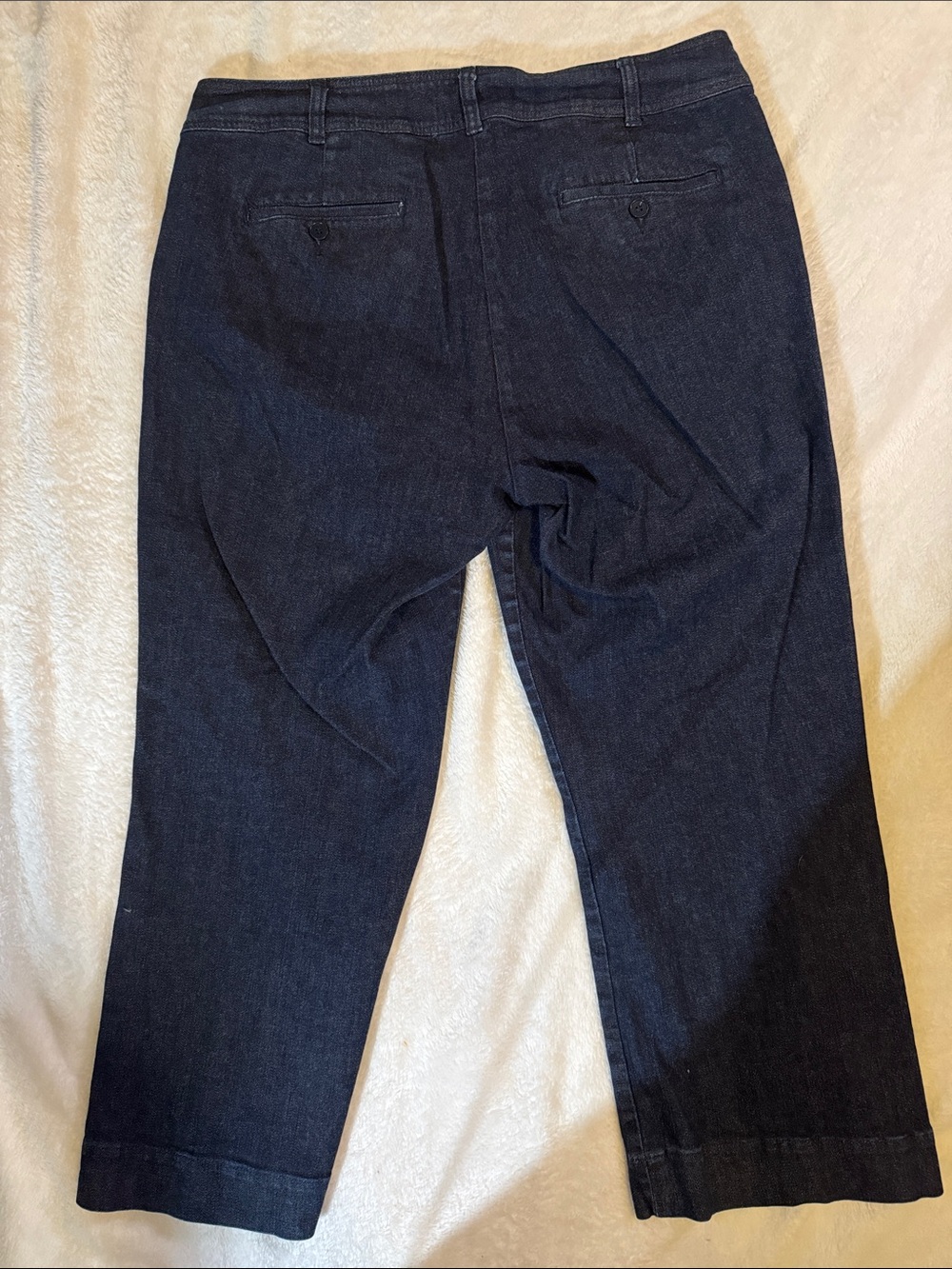 Talbots Dark Blue Women's Curvy Boot Jeans Size 16 - Picture 6 of 8